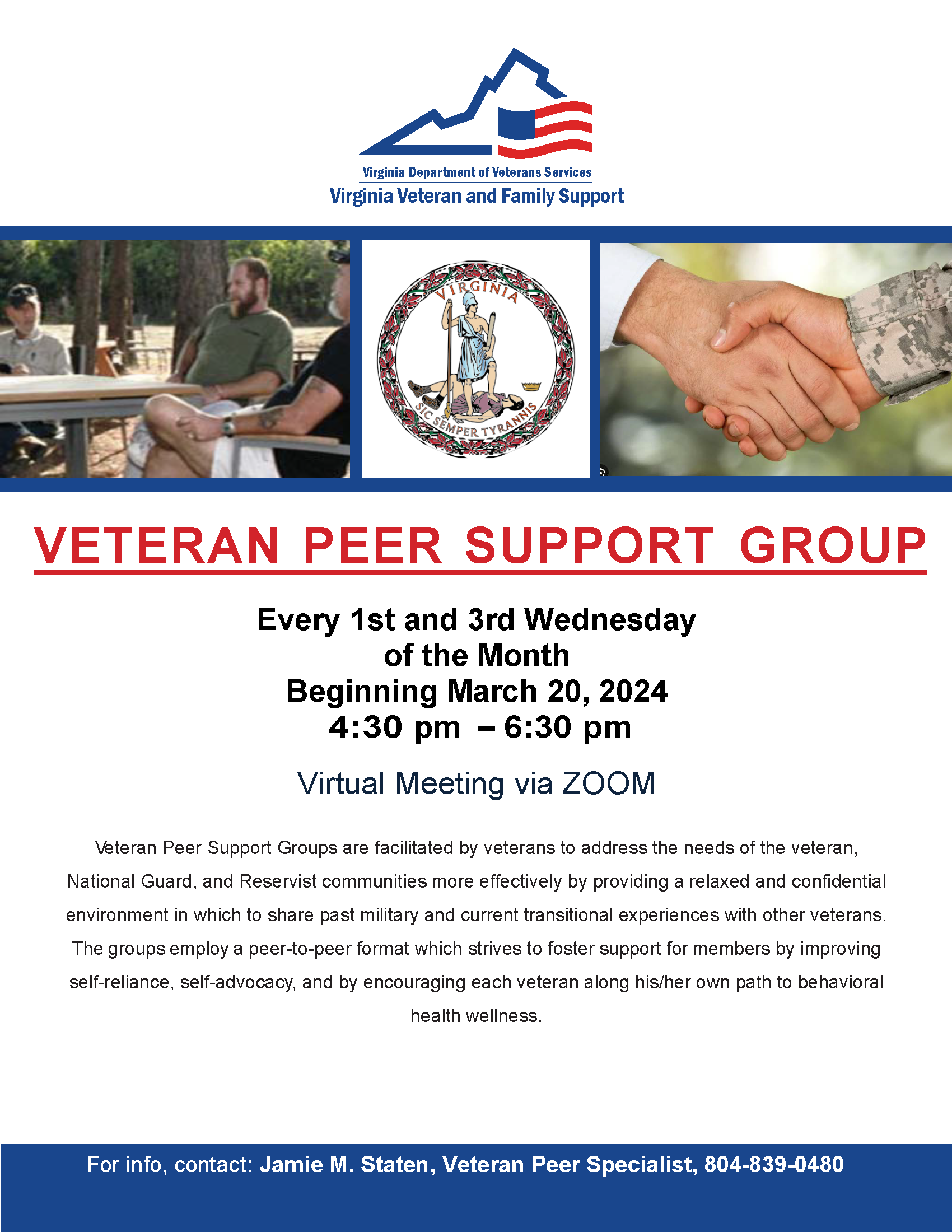 Peer Support Group Flyer